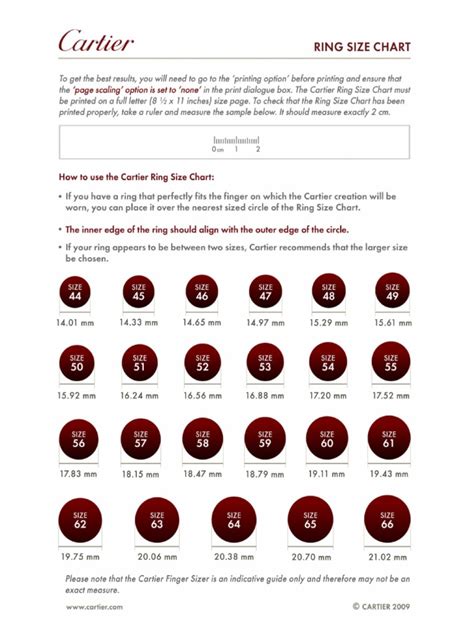 cartier ring sizes chart|cartier ring resize.